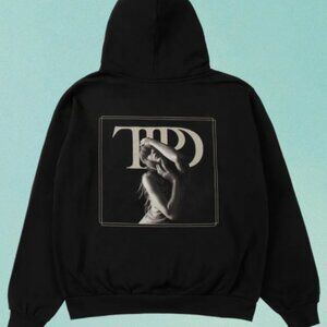 The Tortured Poets Department Black Hoodie
